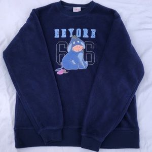 Eeyore Disney fleece crewneck
